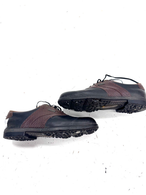 Vist Large View of Product Image Which is Used Foot Joy Mens Golf Shoes Brown Senior 9