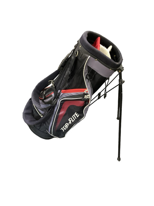 Vist Large View of Product Image Which is Used Top Flite 4 WAY STAND BAG Mens Stand Bag Black