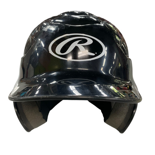 Vist Large View of Product Image Which is Used Rawlings BASEBALL BATTING HELMET Batting Helmet No Mask Black S/M