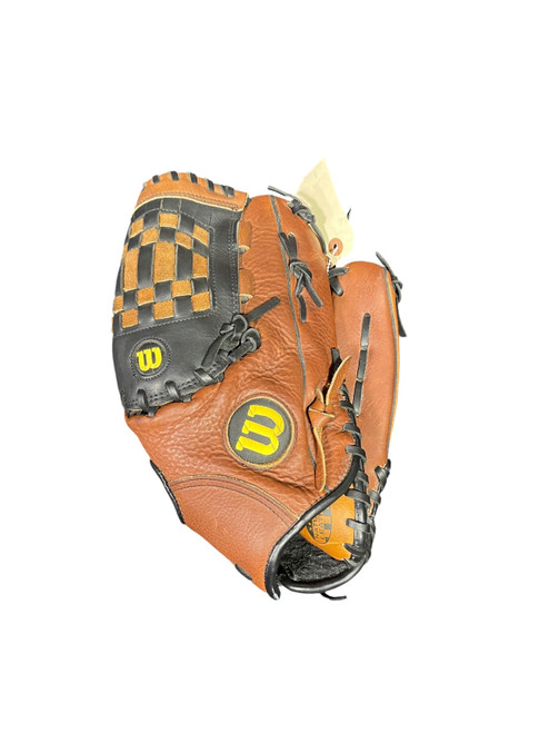 Vist Large View of Product Image Which is Used Wilson A1511STS BB/SB Glove RH Throw Brown 13"