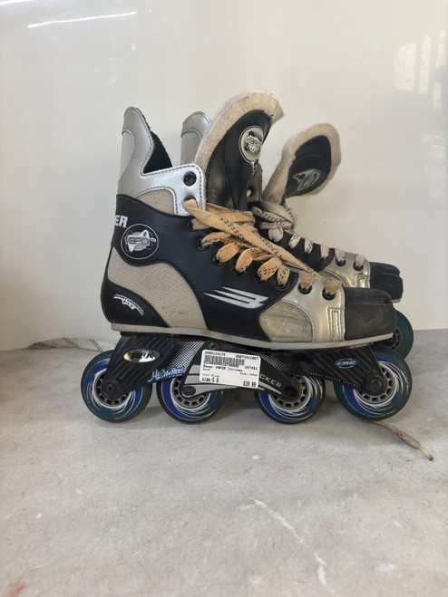 Vist Large View of Product Image Which is Used Bauer VAPOR Racing Inline Skates Black Senior 8