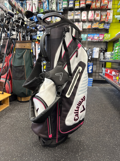 Vist Large View of Product Image Which is Used Callaway STAND BAG Womens Stand Bag Pink