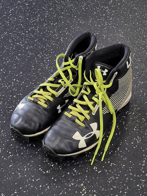 Vist Large View of Product Image Which is Used Under Armour Adult FB Cleats Black Senior 7