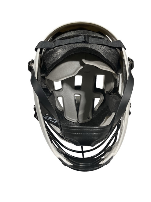 Vist Large View of Product Image Which is Used Cascade CASCADE CPX R Lacrosse Helmet White SM