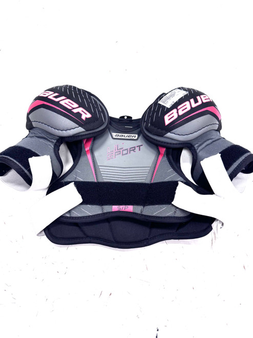 Vist Large View of Product Image Which is Used Bauer LIL SPORT Junior Shoulder Pads SM