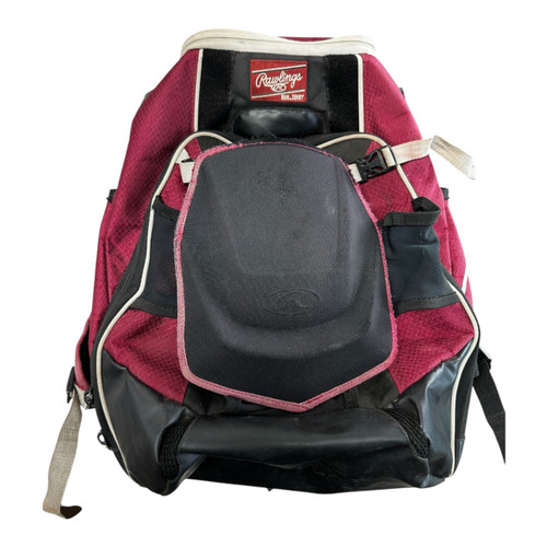 Vist Large View of Product Image Which is Used Rawlings BACKPACK BAG BB/SB Player Carry Bag Maroon