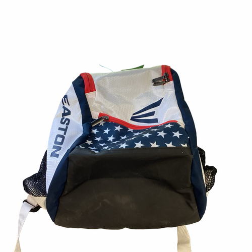 Vist Large View of Product Image Which is Used Easton BACKPACK BB/SB Player Backpack White/Red/Navy