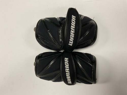 Vist Large View of Product Image Which is Used Warrior ARM PADS Lacrosse Arm Pads/Guards Black S/M