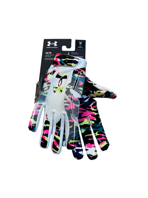 Vist Large View of Product Image Which is Used Under Armour FOOTBALL GLOVES FB Gloves None Senior