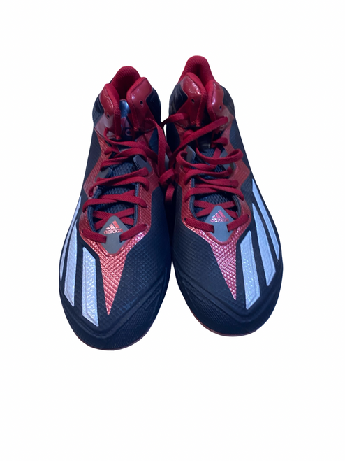 Vist Large View of Product Image Which is Used Adidas 3 STRIPE BB/SB Cleats Black Senior 10.5