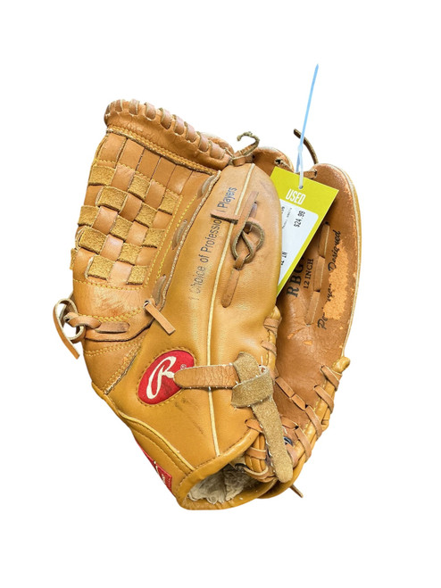 Vist Large View of Product Image Which is Used Rawlings RBG74 BB/SB Glove RH Throw Brown 12"