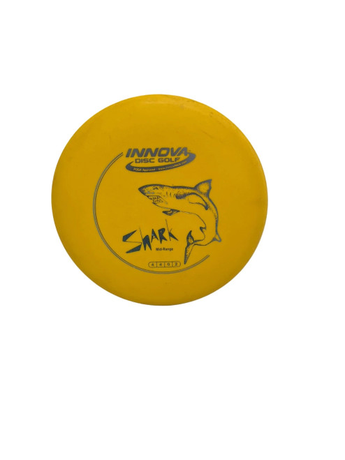 Vist Large View of Product Image Which is Used Innova DX Shark 150g Disc Golf Mid Range