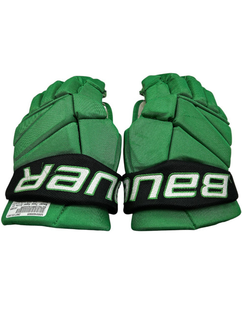 Vist Large View of Product Image Which is Used Bauer TEAM VAPOR ELITE 13 GLOVES Senior Gloves Green 13"