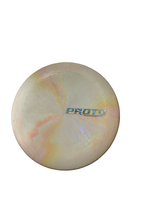 Vist Large View of Product Image Which is Used Discraft PROTO RICKY WYSOCKI Disc Golf Putter Gold