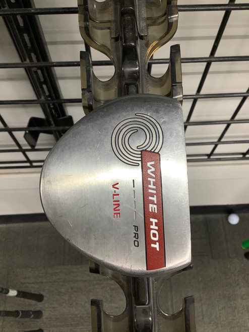 Vist Large View of Product Image Which is Used Odyssey WHITE HOT PRO V LINE Mens Putter RH