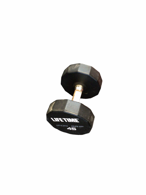 Vist Large View of Product Image Which is Used Hex Dumbbell (Each) 45 lb