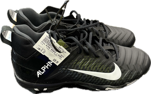 Vist Large View of Product Image Which is Used Nike ALPHA MENACE 2 SHARK Adult FB Cleats Black Senior 13