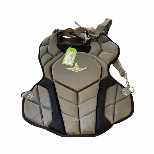 Vist Large View of Product Image Which is Used All-Star CHEST PROTECTOR Catchers Chest Protector Grey Junior