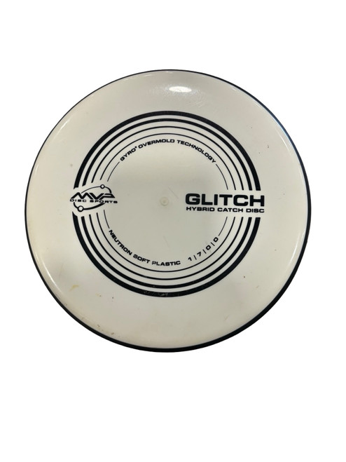 Vist Large View of Product Image Which is Used MVP GLITCH Disc Golf Putter White