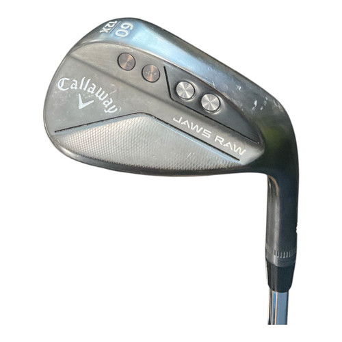 Vist Large View of Product Image Which is Used Callaway JAWS RAW Golf Wedge Mens RH 60 Degree