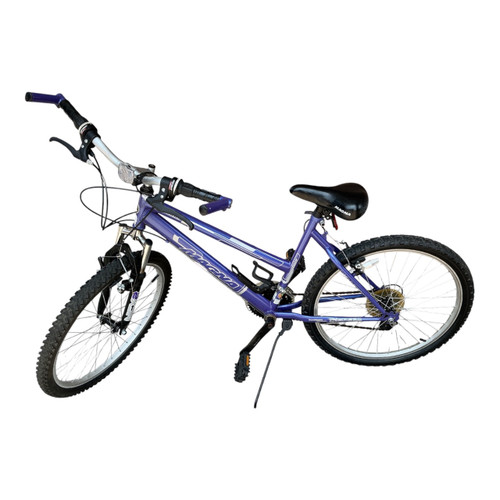 Vist Large View of Product Image Which is Used Magna GREAT DIVIDE Mountain Bike Womens Purple 43-47cm - 17-18" - MD Frame