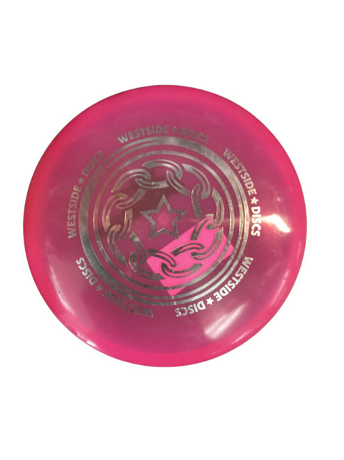 Vist Large View of Product Image Which is Used Westside SWAN 1 REBORN Disc Golf Putter Pink 175g