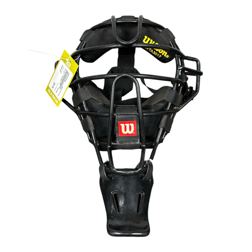 Vist Large View of Product Image Which is Used Wilson WTA3017 Catchers Helmet w/Mask Black Large