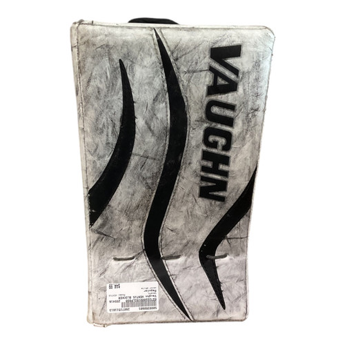 Vist Large View of Product Image Which is Used Vaughn VENTUS Youth Goalie Blocker White