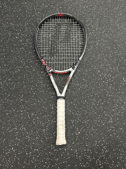 Vist Large View of Product Image Which is Used Prince THUNDER SUPER LIGHT TI Adult Tennis Racquet Grey 4 3/8"