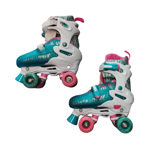 Vist Large View of Product Image Which is Used RollerDerby Junior Roller Quad Skates Royal Blue Adjustable