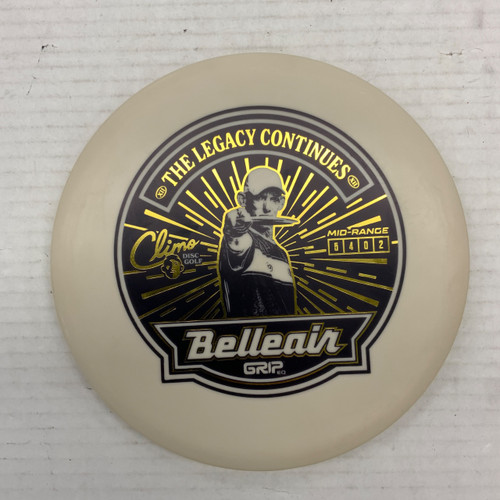 Vist Large View of Product Image Which is Used CLIMO BELLEAIN Disc Golf Mid Range White 176g