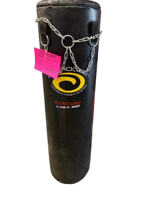 Vist Large View of Product Image Which is Used Century HYDROCORE Boxing Heavy Bag Black 100 lb