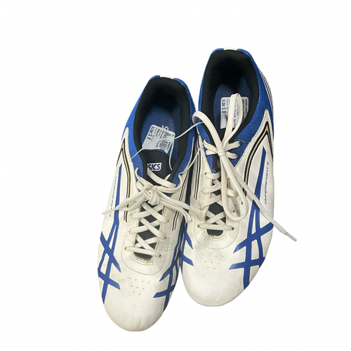 Vist Large View of Product Image Which is Used Asics Track & Field Cleats Adult White Senior 9