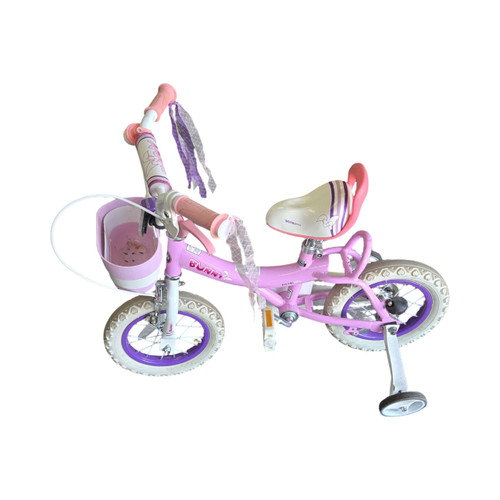 Vist Large View of Product Image Which is Used Royal Baby BUNNY GIRLS BIKE 12 IN WHEELS Training Wheel Bike Girls Pink 12"