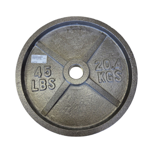 Vist Large View of Product Image Which is Used OLYMPIC PLATE 45LB Olympic Plate (Each) 45 lb
