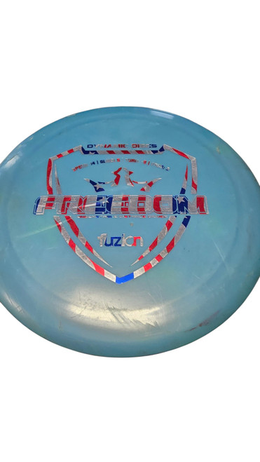 Vist Large View of Product Image Which is Used Dynamic Discs FREEDOM Disc Golf Driver Royal Blue