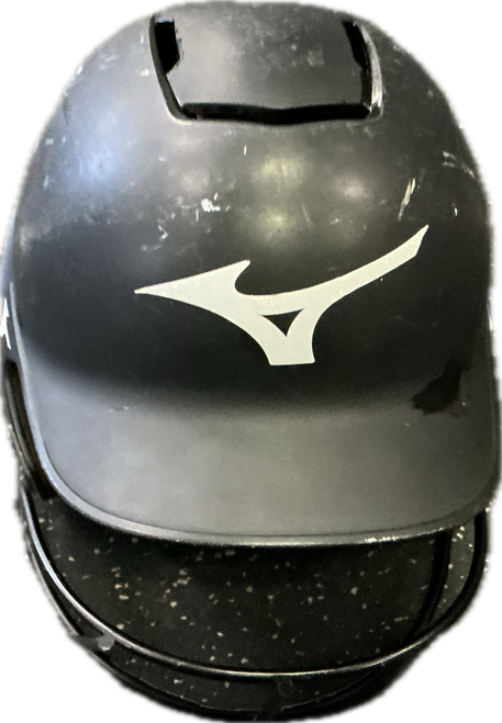 Vist Large View of Product Image Which is Used Mizuno F6 Batting Helmet w/Mask Black One Size