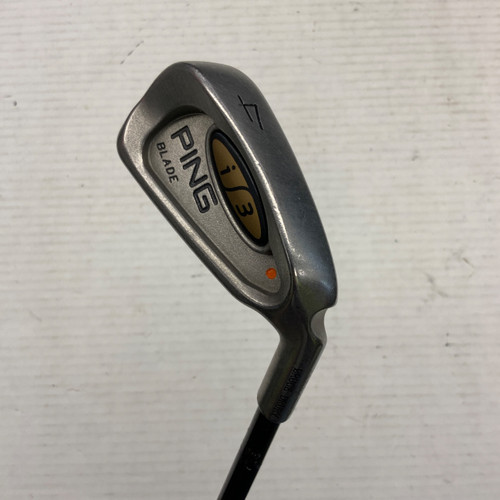 Vist Large View of Product Image Which is Used Ping I3 BLADE ORANGE DOT Mens Individual Iron RH 4 Iron