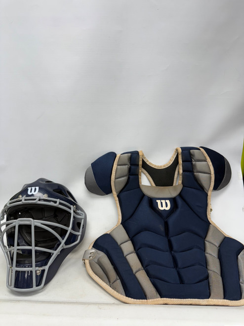 Vist Large View of Product Image Which is Used Wilson WILSON ADT CATCHERS GEAR SET C1K WTA4601 Catchers Equipment Other