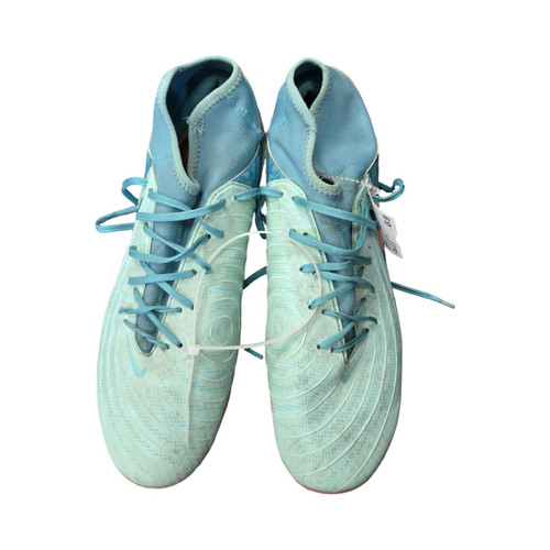 Vist Large View of Product Image Which is Used Nike SKIN CLEATS SZ 9 Soccer Cleats Turquoise Senior 9