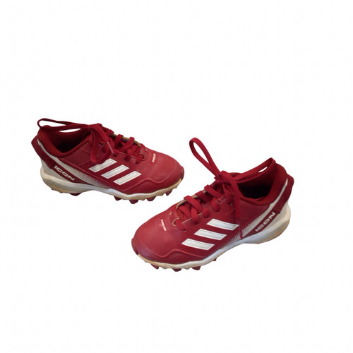 Vist Large View of Product Image Which is Used Adidas ADIDAS ICON BB/SB Cleats Red Youth 11.0