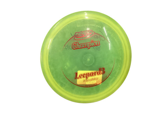 Vist Large View of Product Image Which is Used Innova CHAMPION LEOPARD3 Disc Golf Driver Yellow