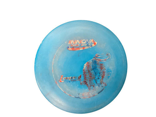 Vist Large View of Product Image Which is Used Innova DX LEOPARD Disc Golf Driver Royal Blue