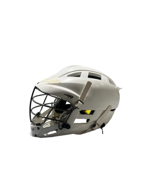 Vist Large View of Product Image Which is Used Cascade CS-R Lacrosse Helmet White SM