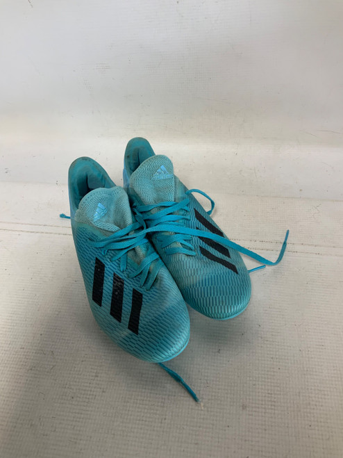 Vist Large View of Product Image Which is Used Adidas Soccer Cleats Carolina Blue Junior 04