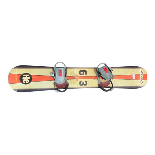 Vist Large View of Product Image Which is Used OXYGEN 63 HE Mens Board/Bindings Tan 163 cm