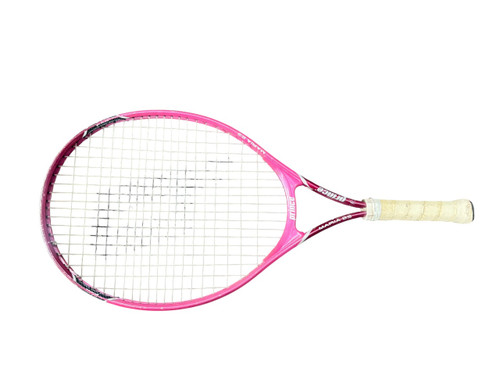 Vist Large View of Product Image Which is Used Wilson VOLT OVERSIZE Girls Tennis Racquet Red 23"
