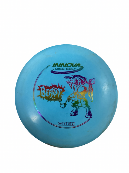 Vist Large View of Product Image Which is Used Innova BEAST Disc Golf Driver Royal Blue