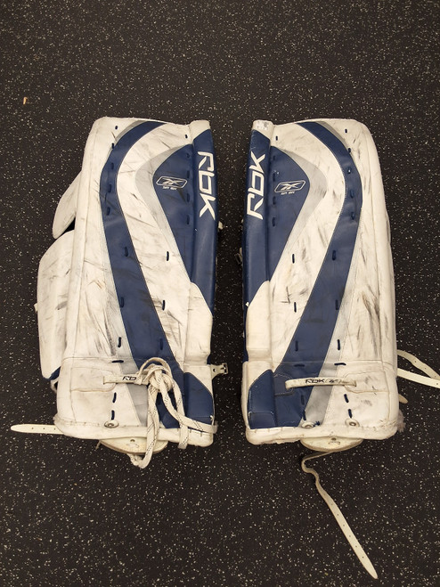 Vist Large View of Product Image Which is Used Reebok 6K Goalie Leg Pads Senior None 34"