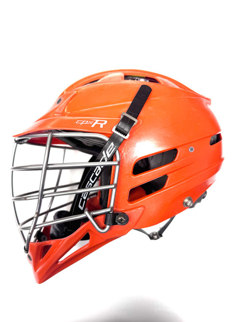 Vist Large View of Product Image Which is Used Cascade CASCADE CPXR Lacrosse Helmet Orange One Size